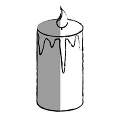 spa candle isolated icon vector illustration design