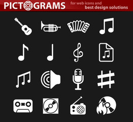 music icon set