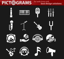 music icon set