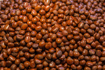 Chestnuts in market