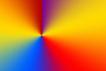 Spectrum color wheel radial gradient background. High quality color space. Extra very fine grain for perfect gradient printing without banding.