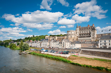 Chateau de Amboise in Loire valley, France.