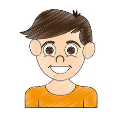 boy happy child icon image vector illustration design 