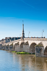 Old Bridge in Blois, Loire-et-Cher, Centre, France