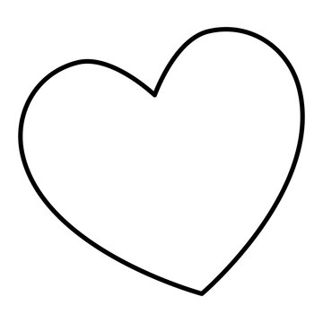 heart love card isolated icon vector illustration design