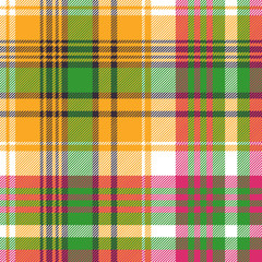 Colors madras plaid textile texture seamless pattern