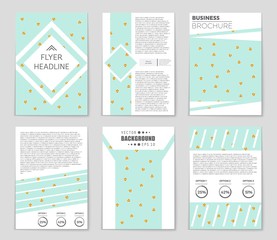 Abstract vector layout background set. For art template design, list, front page, mockup brochure theme style, banner, idea, cover, booklet, print, flyer, book, blank, card, ad, sign, sheet,, a4