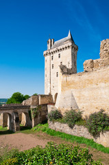 Fototapeta premium Chinon chateau, France