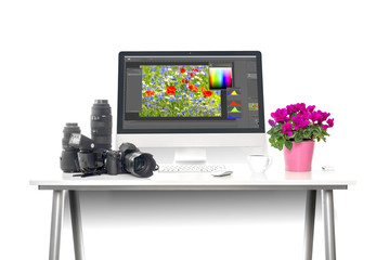 Photographers workspace