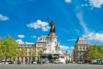 Fotobehang Republic statue in Paris © Alexander Demyanenko