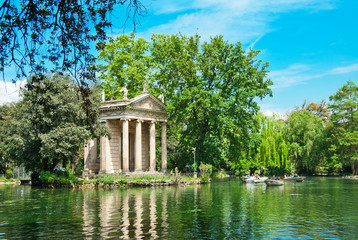 Villa Borghese Pinciana, Pincian Hill, Rome, Italy