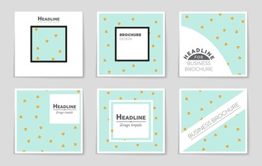 Abstract vector layout background set. For art template design, list, front page, mockup brochure theme style, banner, idea, cover, booklet, print, flyer, book, blank, card, ad, sign, sheet,, a4