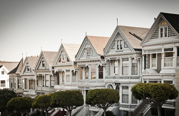 Alamo Square, San Francisco, California, USA