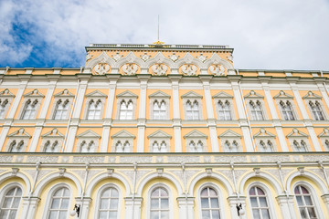 Moscow, Grand Kremlin Palace was built from 1837 to 1849. Designed by a team of architects under the management of Konstantin Thon