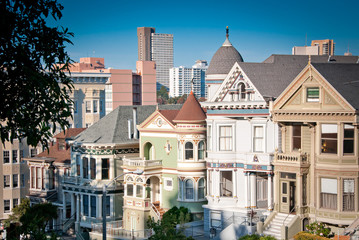 San Francisco street view, California, USA