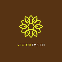 Vector logo design template - beauty spa concept