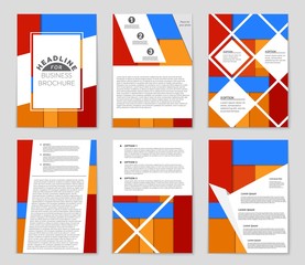 Abstract vector layout background set. For art template design, list, front page, mockup brochure theme style, banner, idea, cover, booklet, print, flyer, book, blank, card, ad, sign, sheet,, a4