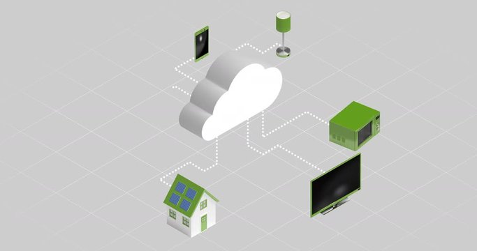 Home appliances connecting through cloud computing