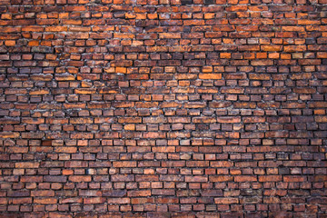 vintage brick wall, urban background, red stone texture