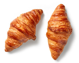 freshly baked croissants