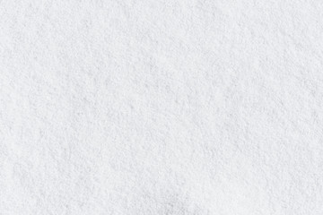 Full frame white winter snow background texture