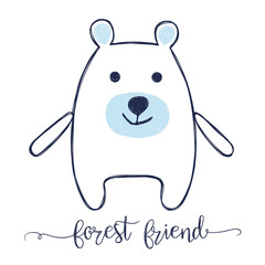cute cartoon bear