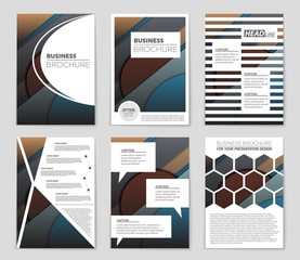 Abstract vector layout background set. For art template design, list, front page, mockup brochure theme style, banner, idea, cover, booklet, print, flyer, book, blank, card, ad, sign, sheet,, a4
