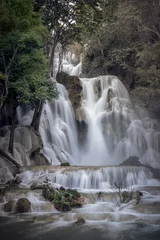 Fotobehang Laos waterfall © remco