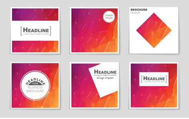 Abstract vector layout background set. For art template design, list, page, mockup brochure theme style, banner, idea, cover, booklet, print, flyer, book, blank, card, ad, sign, sheet,, a4.