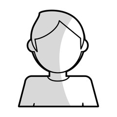 faceless man icon image vector illustration design 