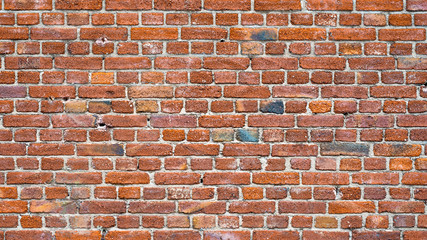 Obraz premium Old red brick wall