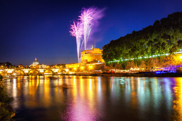Fireworks in Rome