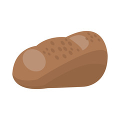 potato vegetable icon over white background. colorful design. vector illustration