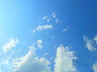 Fototapeta na wymiar Blue sky in sunshine day.