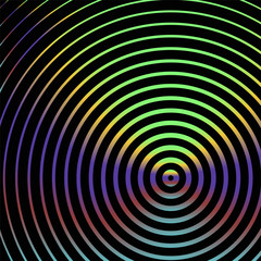 creative concentric circles background