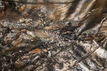Cracked leather background 
