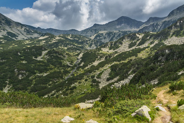 Fototapeta na wymiar Amazing view of Banderishki Chukar Peak, Pirin Mountain, Bulgaria