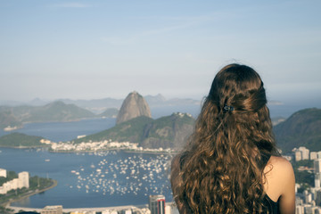 girl looking at |Rio de Janeiro