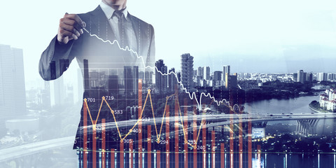 Financial business services . Mixed media