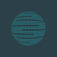 Globe logo vector