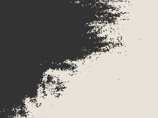 Relief stone surface texture. Old concrete wall. Monochrome image. Grunge distress texture. Vector template.