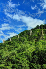 天人峡　見返り岩