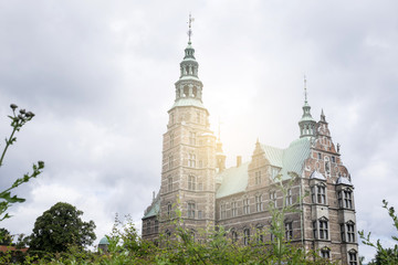 Rosenborg Castle in the centre of Copenhagen