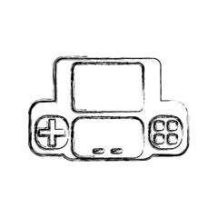 Console gamepad device icon icon vector illustration graphic design