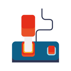Obraz premium Console gamepad device vector illustration graphic icon design