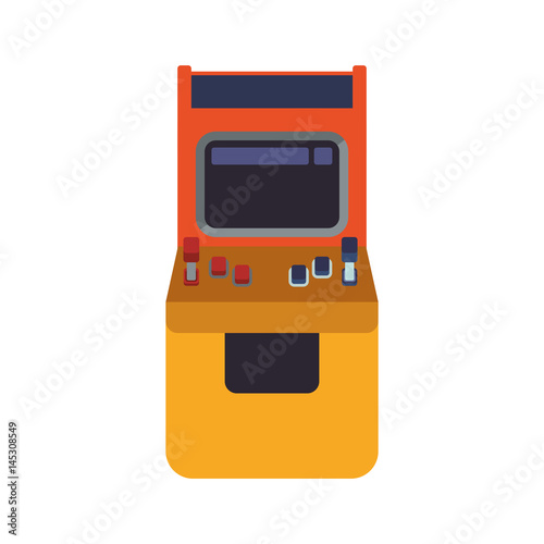 Videogame Arcade Machine Vector Illustration Graphic Icon Design