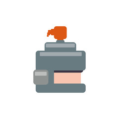 Warrior Pixelated videogame icon vector illustration graphic design