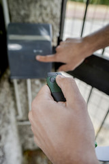 Fototapeta premium Gate lock