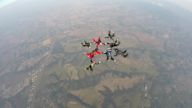 8 way skydive