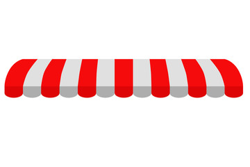 Canopy, Red and White